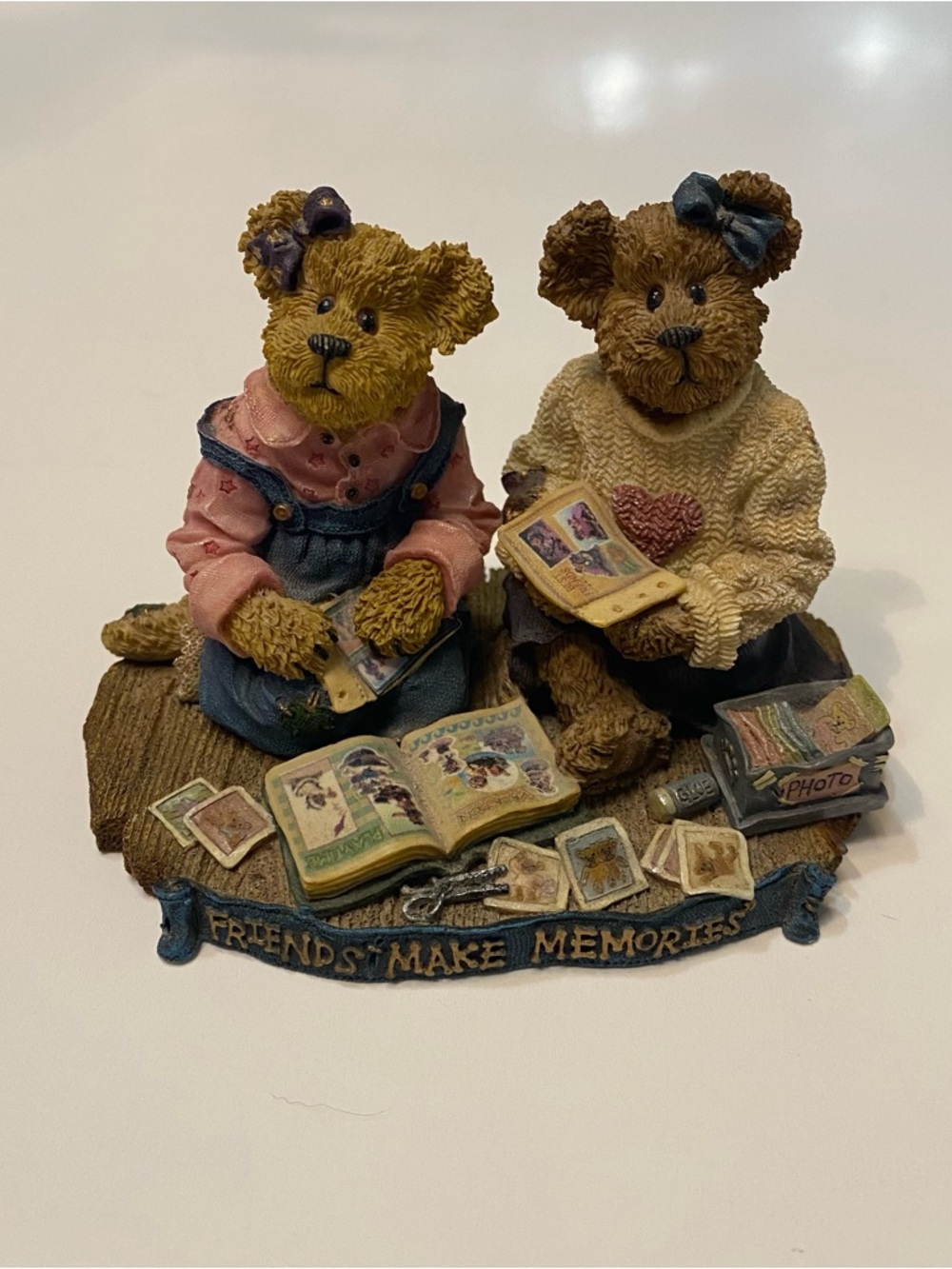 Vintage Boyds Bears “Jen & Michelle” Scrapbook Friends Premier Edition 2003